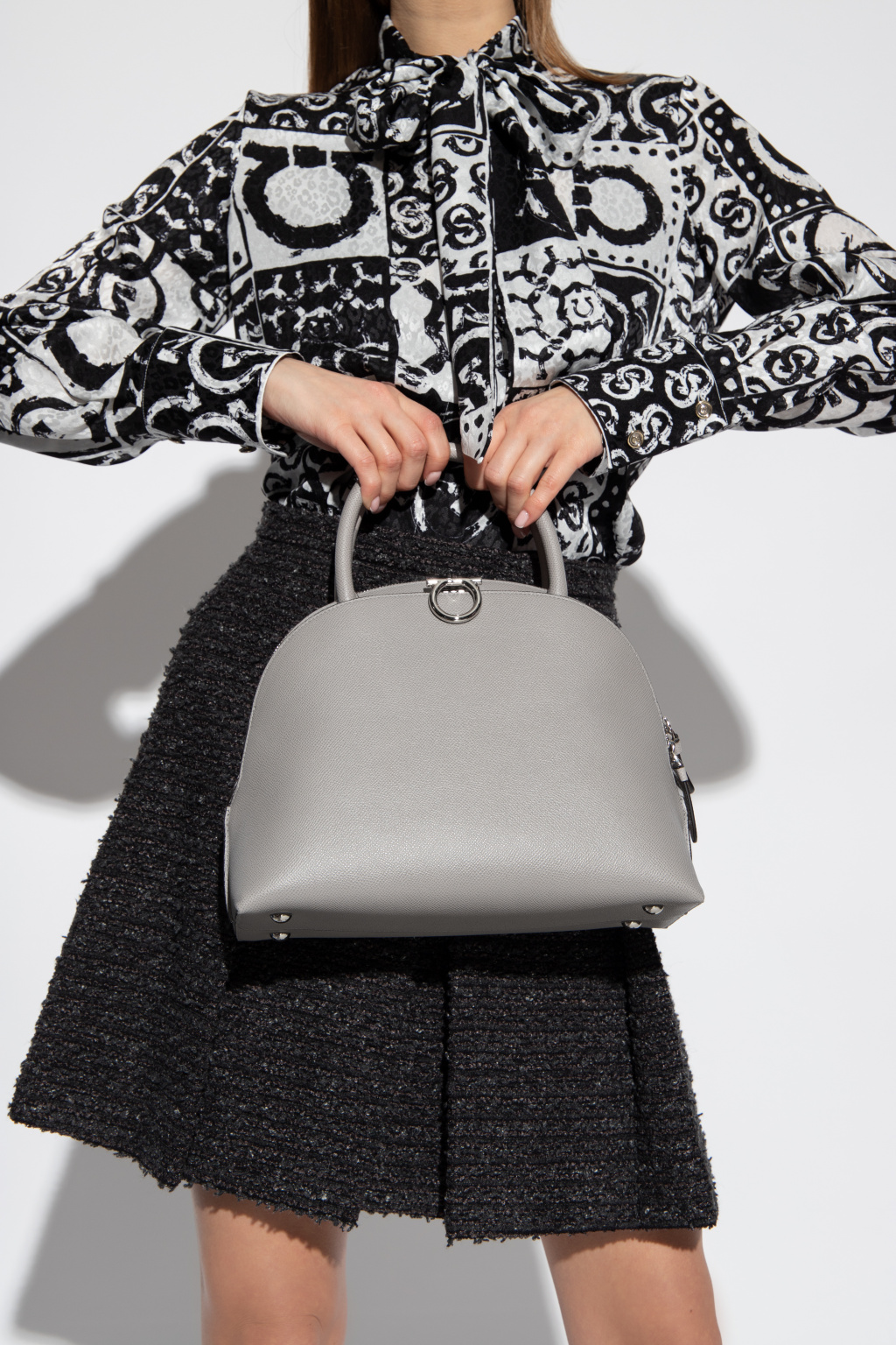 rounded shoulder bag
